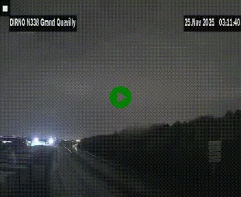 <h2>Webcam routière sur N338 à hauteur de Grand-Quevilly en périphérie de Rouen. Vue orientée vers Rouen</h2>