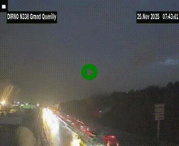 <h2>Webcam routière sur N338 à hauteur de Grand-Quevilly en périphérie de Rouen. Vue orientée vers Rouen</h2>
