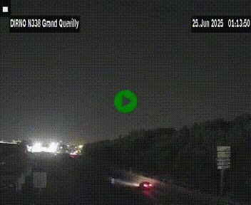<h2>Webcam routière sur N338 à hauteur de Grand-Quevilly en périphérie de Rouen. Vue orientée vers Rouen</h2>