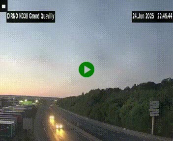 <h2>Webcam routière sur N338 à hauteur de Grand-Quevilly en périphérie de Rouen. Vue orientée vers Rouen</h2>