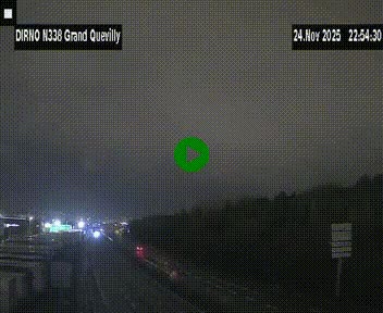 <h2>Webcam routière sur N338 à hauteur de Grand-Quevilly en périphérie de Rouen. Vue orientée vers Rouen</h2>