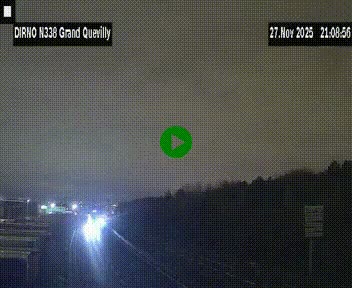<h2>Webcam routière sur N338 à hauteur de Grand-Quevilly en périphérie de Rouen. Vue orientée vers Rouen</h2>