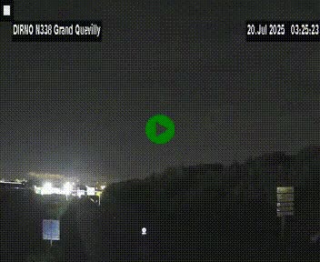 <h2>Webcam routière sur N338 à hauteur de Grand-Quevilly en périphérie de Rouen. Vue orientée vers Rouen</h2>