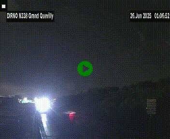 <h2>Webcam routière sur N338 à hauteur de Grand-Quevilly en périphérie de Rouen. Vue orientée vers Rouen</h2>