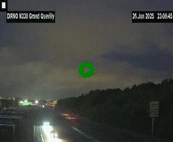 <h2>Webcam routière sur N338 à hauteur de Grand-Quevilly en périphérie de Rouen. Vue orientée vers Rouen</h2>