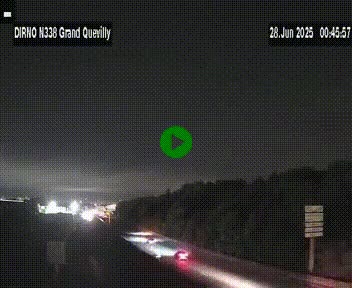 <h2>Webcam routière sur N338 à hauteur de Grand-Quevilly en périphérie de Rouen. Vue orientée vers Rouen</h2>
