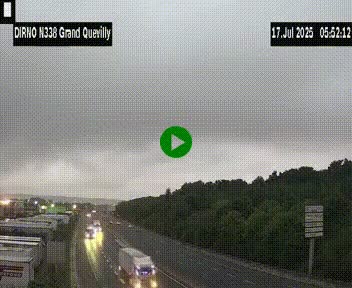 <h2>Webcam routière sur N338 à hauteur de Grand-Quevilly en périphérie de Rouen. Vue orientée vers Rouen</h2>