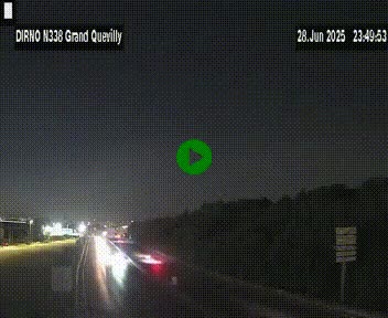 <h2>Webcam routière sur N338 à hauteur de Grand-Quevilly en périphérie de Rouen. Vue orientée vers Rouen</h2>