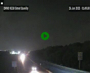 <h2>Webcam routière sur N338 à hauteur de Grand-Quevilly en périphérie de Rouen. Vue orientée vers Rouen</h2>