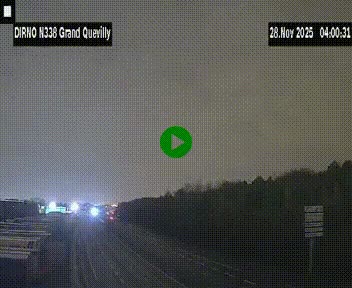 <h2>Webcam routière sur N338 à hauteur de Grand-Quevilly en périphérie de Rouen. Vue orientée vers Rouen</h2>