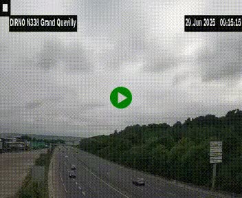 <h2>Webcam routière sur N338 à hauteur de Grand-Quevilly en périphérie de Rouen. Vue orientée vers Rouen</h2>