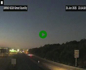 <h2>Webcam routière sur N338 à hauteur de Grand-Quevilly en périphérie de Rouen. Vue orientée vers Rouen</h2>