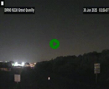 <h2>Webcam routière sur N338 à hauteur de Grand-Quevilly en périphérie de Rouen. Vue orientée vers Rouen</h2>