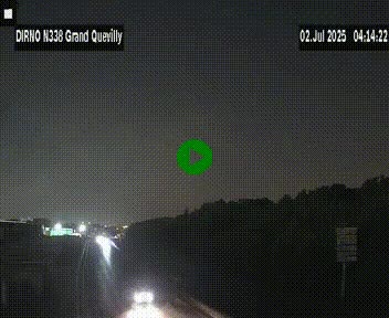 <h2>Webcam routière sur N338 à hauteur de Grand-Quevilly en périphérie de Rouen. Vue orientée vers Rouen</h2>