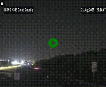 <h2>Webcam routière sur N338 à hauteur de Grand-Quevilly en périphérie de Rouen. Vue orientée vers Rouen</h2>
