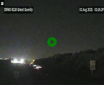 <h2>Webcam routière sur N338 à hauteur de Grand-Quevilly en périphérie de Rouen. Vue orientée vers Rouen</h2>