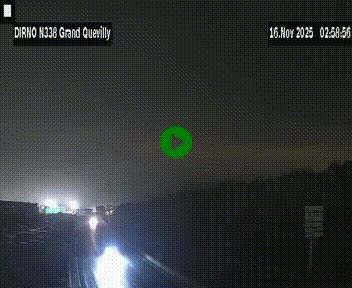 <h2>Webcam routière sur N338 à hauteur de Grand-Quevilly en périphérie de Rouen. Vue orientée vers Rouen</h2>