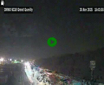 <h2>Webcam routière sur N338 à hauteur de Grand-Quevilly en périphérie de Rouen. Vue orientée vers Rouen</h2>