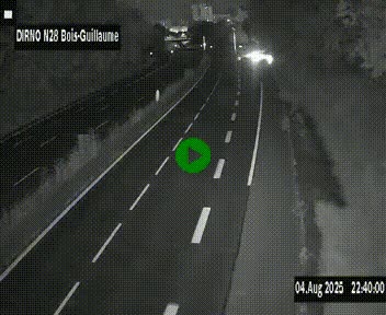 <h2>Webcam routière à hauteur de Bois-Guillaume en périphérie de Rouen. Vue orientée vers Rouen</h2>