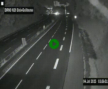 <h2>Webcam routière à hauteur de Bois-Guillaume en périphérie de Rouen. Vue orientée vers Rouen</h2>