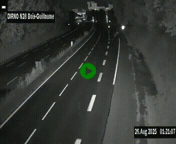 <h2>Webcam routière à hauteur de Bois-Guillaume en périphérie de Rouen. Vue orientée vers Rouen</h2>