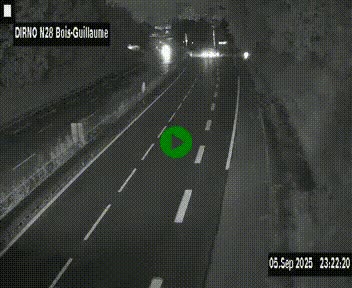 <h2>Webcam routière à hauteur de Bois-Guillaume en périphérie de Rouen. Vue orientée vers Rouen</h2>