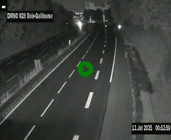 <h2>Webcam routière à hauteur de Bois-Guillaume en périphérie de Rouen. Vue orientée vers Rouen</h2>