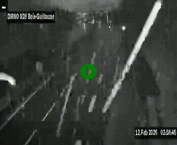 <h2>Webcam routière à hauteur de Bois-Guillaume en périphérie de Rouen. Vue orientée vers Rouen</h2>