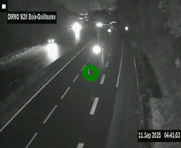 <h2>Webcam routière à hauteur de Bois-Guillaume en périphérie de Rouen. Vue orientée vers Rouen</h2>