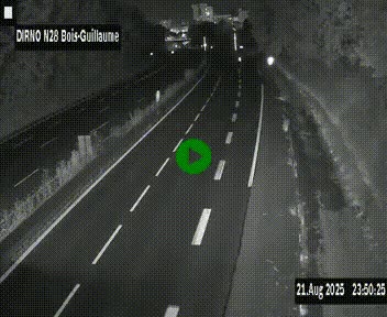 <h2>Webcam routière à hauteur de Bois-Guillaume en périphérie de Rouen. Vue orientée vers Rouen</h2>