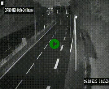 <h2>Webcam routière à hauteur de Bois-Guillaume en périphérie de Rouen. Vue orientée vers Rouen</h2>