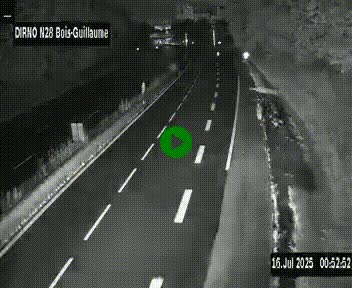 <h2>Webcam routière à hauteur de Bois-Guillaume en périphérie de Rouen. Vue orientée vers Rouen</h2>