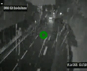 <h2>Webcam routière à hauteur de Bois-Guillaume en périphérie de Rouen. Vue orientée vers Rouen</h2>