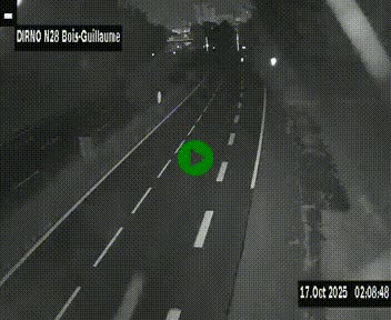 <h2>Webcam routière à hauteur de Bois-Guillaume en périphérie de Rouen. Vue orientée vers Rouen</h2>