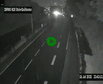 <h2>Webcam routière à hauteur de Bois-Guillaume en périphérie de Rouen. Vue orientée vers Rouen</h2>