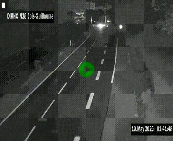 <h2>Webcam routière à hauteur de Bois-Guillaume en périphérie de Rouen. Vue orientée vers Rouen</h2>