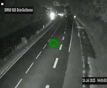 <h2>Webcam routière à hauteur de Bois-Guillaume en périphérie de Rouen. Vue orientée vers Rouen</h2>
