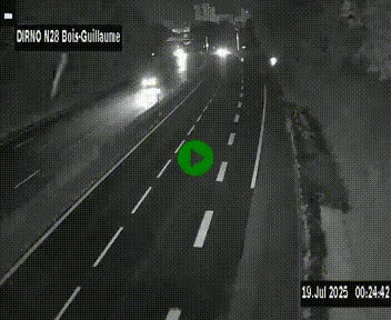 <h2>Webcam routière à hauteur de Bois-Guillaume en périphérie de Rouen. Vue orientée vers Rouen</h2>
