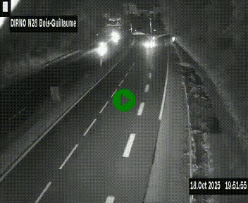 <h2>Webcam routière à hauteur de Bois-Guillaume en périphérie de Rouen. Vue orientée vers Rouen</h2>