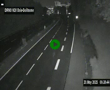 <h2>Webcam routière à hauteur de Bois-Guillaume en périphérie de Rouen. Vue orientée vers Rouen</h2>