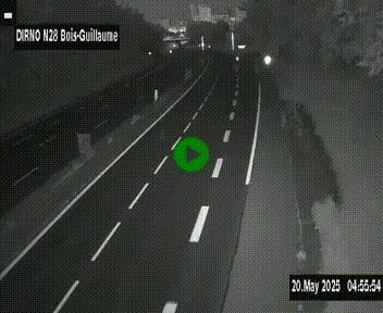 <h2>Webcam routière à hauteur de Bois-Guillaume en périphérie de Rouen. Vue orientée vers Rouen</h2>