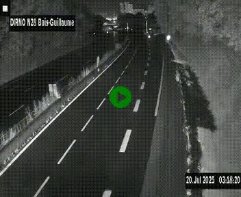 <h2>Webcam routière à hauteur de Bois-Guillaume en périphérie de Rouen. Vue orientée vers Rouen</h2>