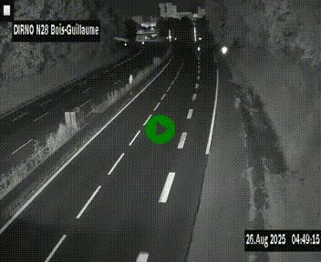 <h2>Webcam routière à hauteur de Bois-Guillaume en périphérie de Rouen. Vue orientée vers Rouen</h2>