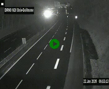 <h2>Webcam routière à hauteur de Bois-Guillaume en périphérie de Rouen. Vue orientée vers Rouen</h2>