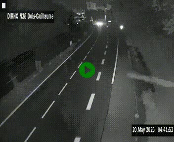 <h2>Webcam routière à hauteur de Bois-Guillaume en périphérie de Rouen. Vue orientée vers Rouen</h2>