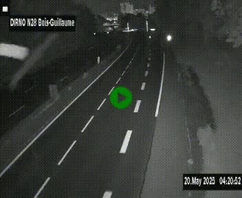 <h2>Webcam routière à hauteur de Bois-Guillaume en périphérie de Rouen. Vue orientée vers Rouen</h2>