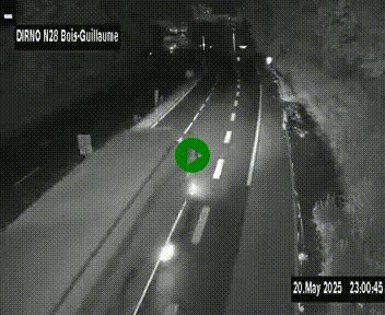 <h2>Webcam routière à hauteur de Bois-Guillaume en périphérie de Rouen. Vue orientée vers Rouen</h2>