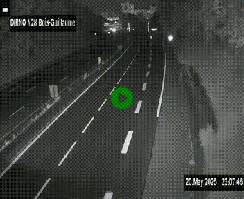 <h2>Webcam routière à hauteur de Bois-Guillaume en périphérie de Rouen. Vue orientée vers Rouen</h2>