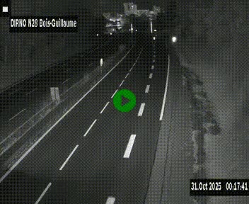 <h2>Webcam routière à hauteur de Bois-Guillaume en périphérie de Rouen. Vue orientée vers Rouen</h2>