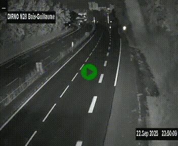 <h2>Webcam routière à hauteur de Bois-Guillaume en périphérie de Rouen. Vue orientée vers Rouen</h2>
